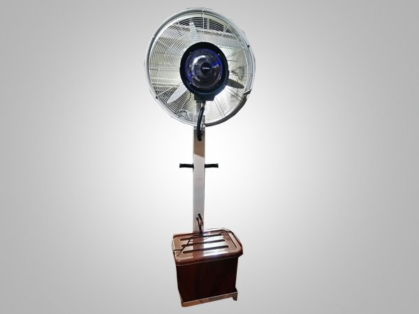 Outdoor misting fan